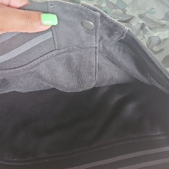 Old Navy Green Bomber Jacket with Ribbed Cuffs - Picture 11 of 16